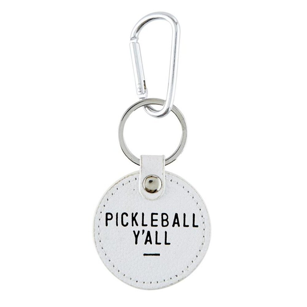 Pickleball Y'all Keychain/Bag Charm